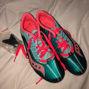 Saucony track spikes
